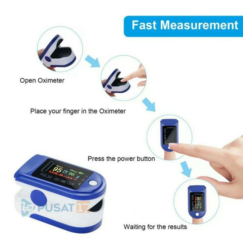 Fingertip pulse oxymeter Fingertip oximeter SpO2 TFT Full Colour