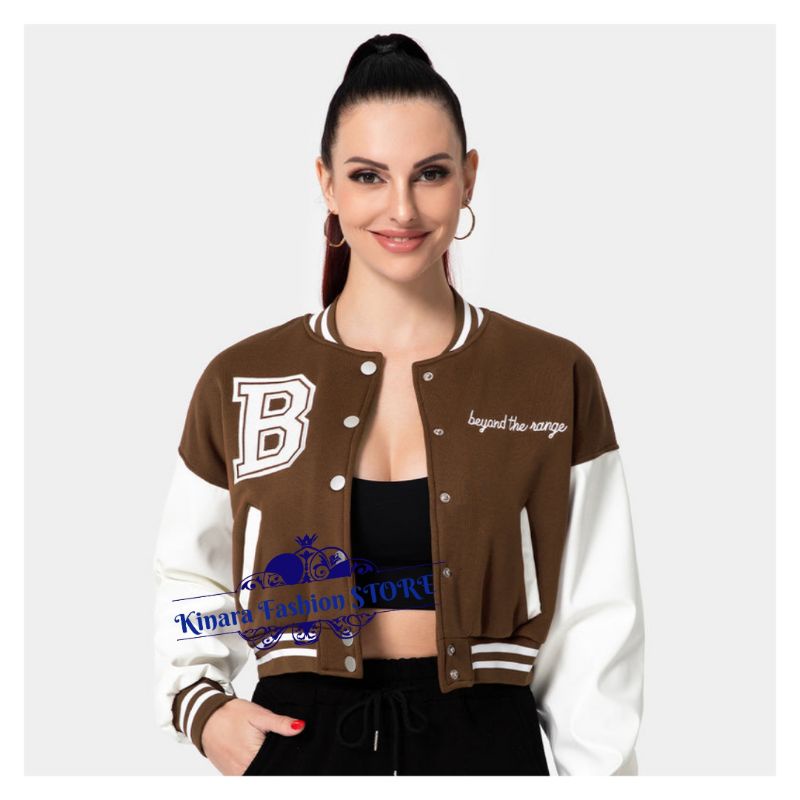 BEYAND CROOPE JAKET BASEBALL | JAKET VERSITY | JAKET WANITA KOREA BE