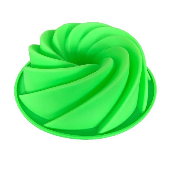 Loyang kue blade Kecil silicone small spiral chiffon cake mold 19 cm