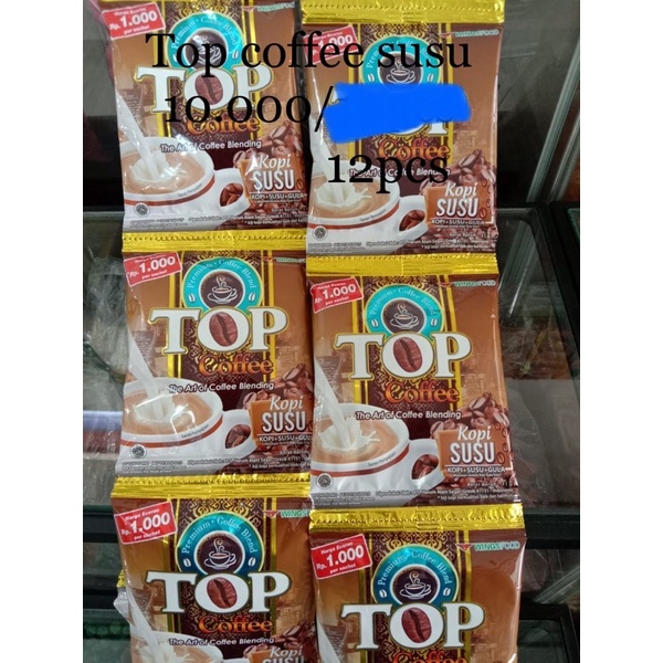 

Top coffee susu isi 12pcs