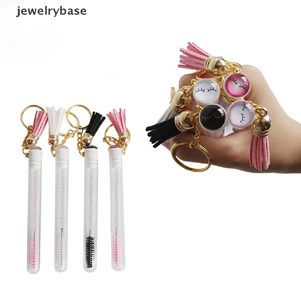 (jewelrybase) Brush Maskara / Alis Sekali Pakai Dengan Gantungan Kunci