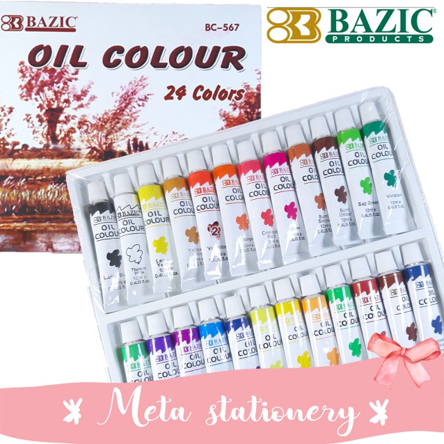 

Cat Minyak Bazic 24 warna