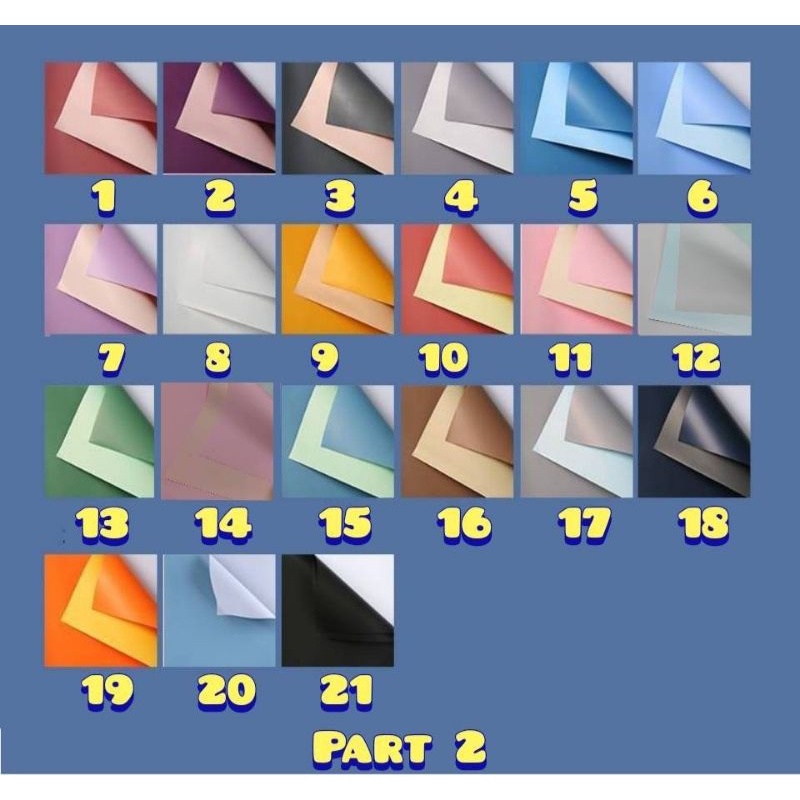 

Oflain TERLARIS KERTAS WRAPPING KERTAS CELOPHANE #Kertasboughed 2warna #Celophane bi colour