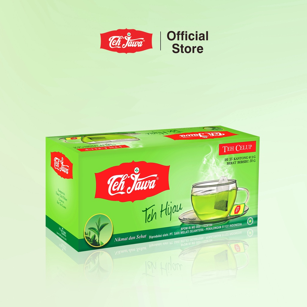 Teh Jawa Green Tea/Teh Hijau Celup isi 25