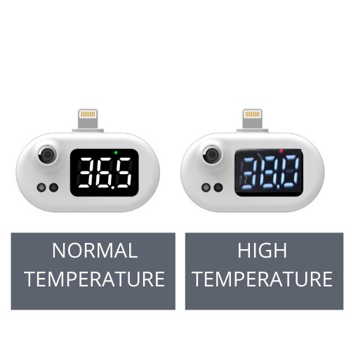 Thermometer Portable USB Mini Mobile Phone High-Precision Infrared Termometer