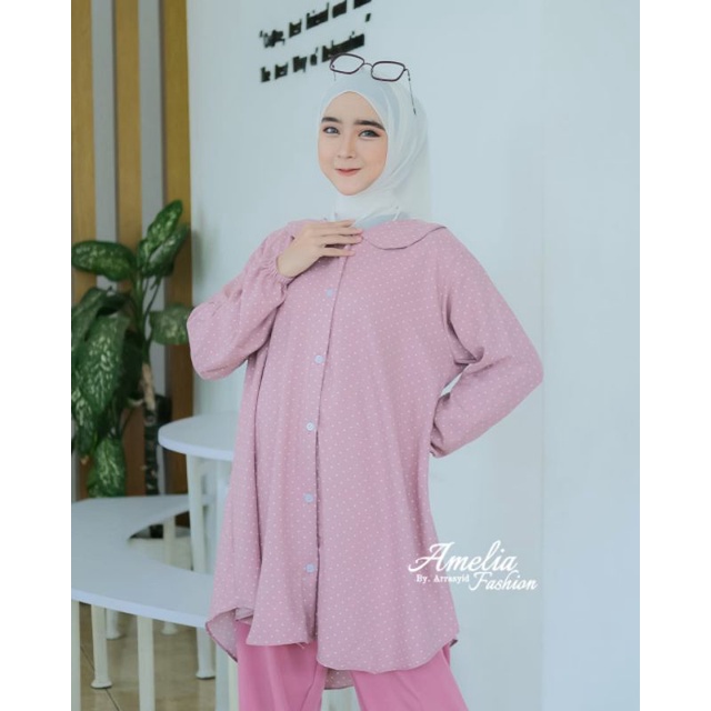 ONE SET SYAKILA ORI AMELIA FASHION SETELAN WANITA KEKINIAN OUTFIT FASHION MASAKINI