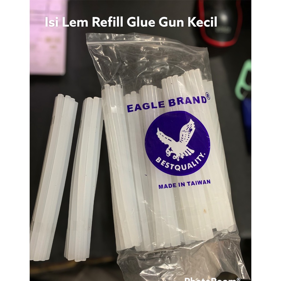 

Isi Lem Refill Tembak Glue Gun Kecil Lem Lilin Bakar 20cm x 7mm ( isi 12 batang)