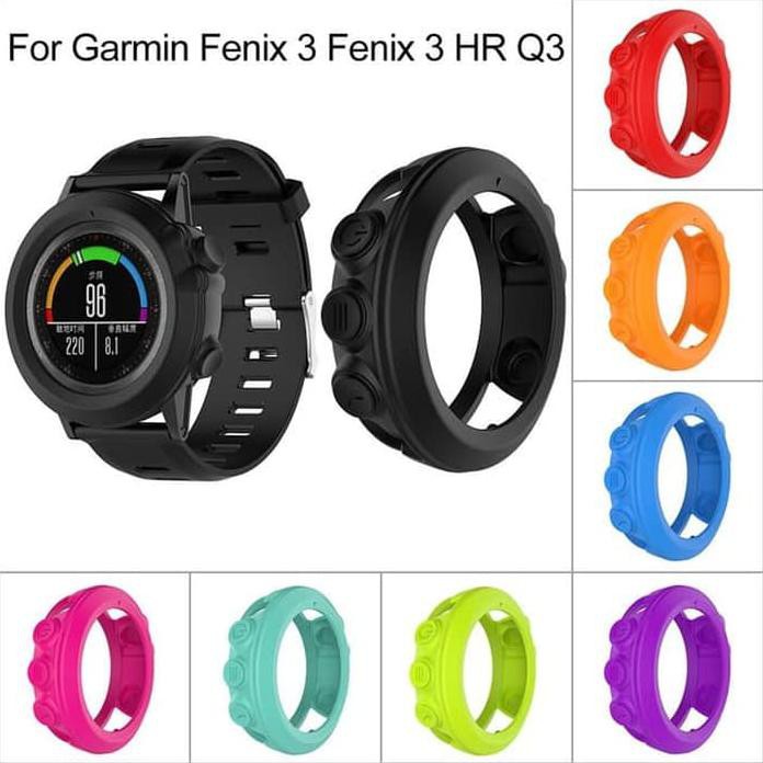 Bumper Case Cover Garmin Fenix 3 Fenix 3Hr Sports Watch Band - Hitam