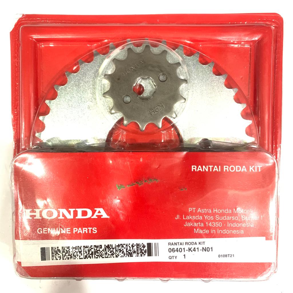 GEARSET GEAR SET BLADE FI SUPRA X 125 FI 2014 06401-K41-N01 ASLI HONDA