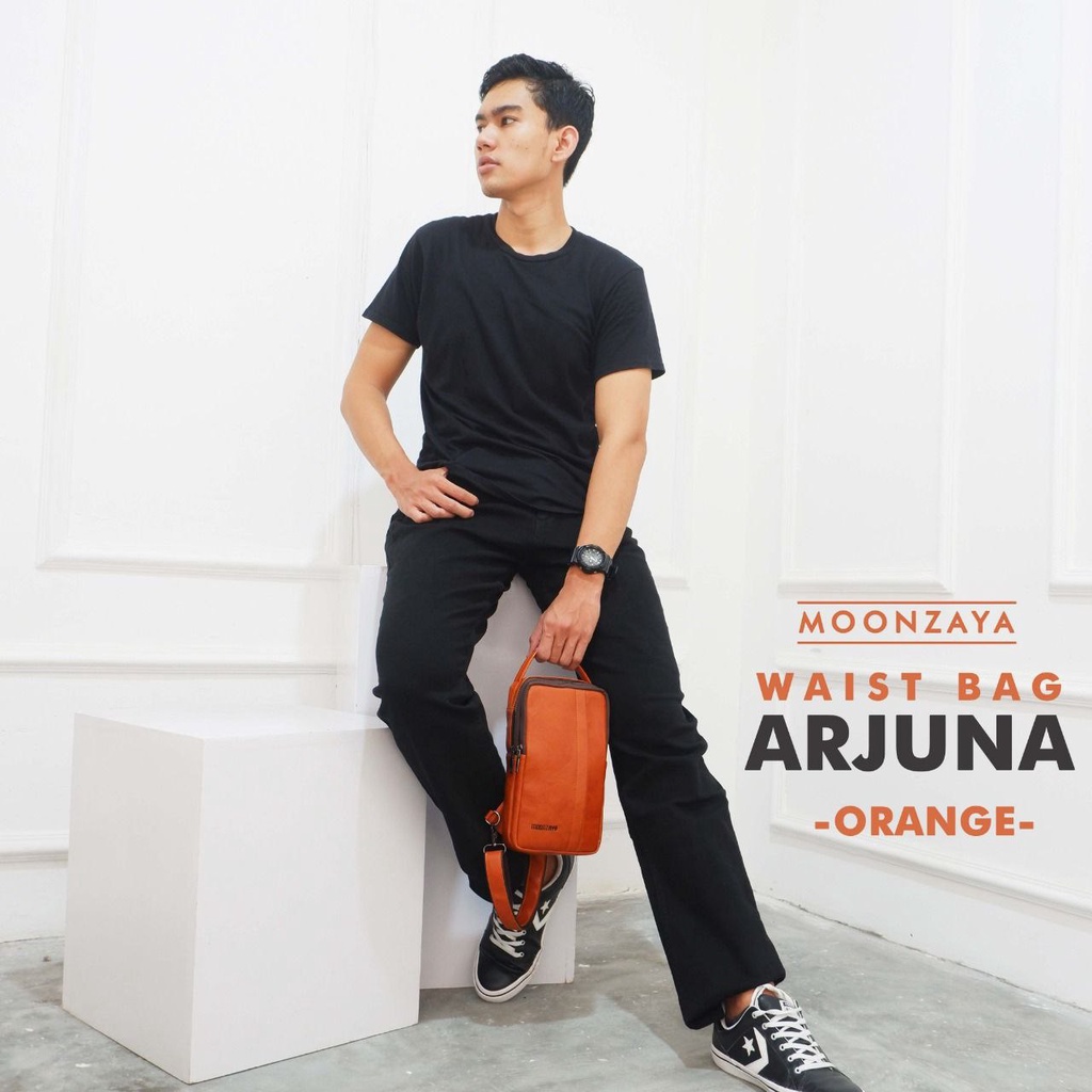 [Ready] WaistBag Tas Pria Wanita Unisex Arjuna by Moonzaya