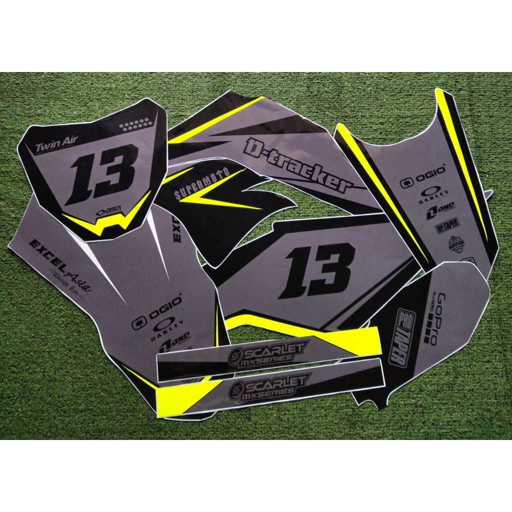 Decal sticker klx bf, dtracker, klx lama, gordon full body desain bebas request