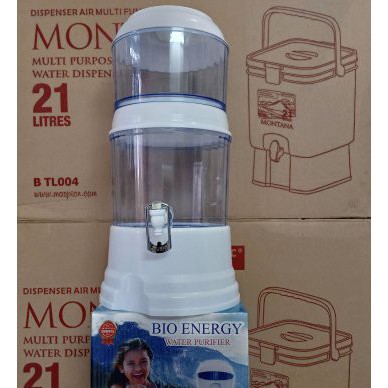 (KHUSUS SAMEDAY/INSTAN) MINERAL WATER  POT 18 LITER BIO ENERGY , WATER PURIFIER, PENYARING AIR MINUM
