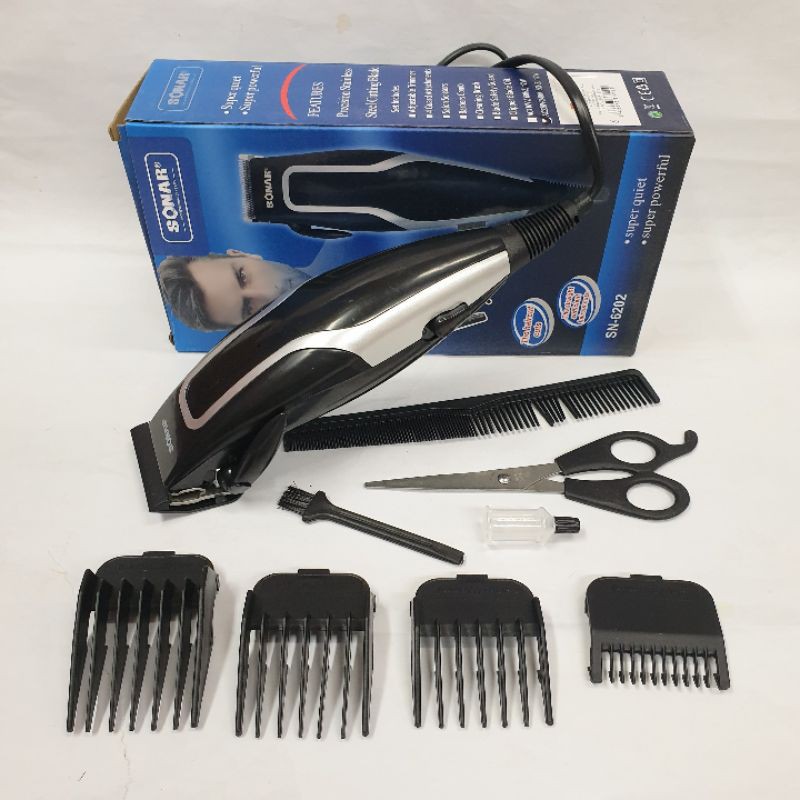 Alat Mesin Cukur Rambut Sonar Sn 6202 dan sn 6203 Hair Clipper Pangkas Murah kliper Listrik Original