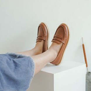 Eveseitch - Baca Deskripsi Produk -Kalina Loafers - Sepatu Slip Wanita