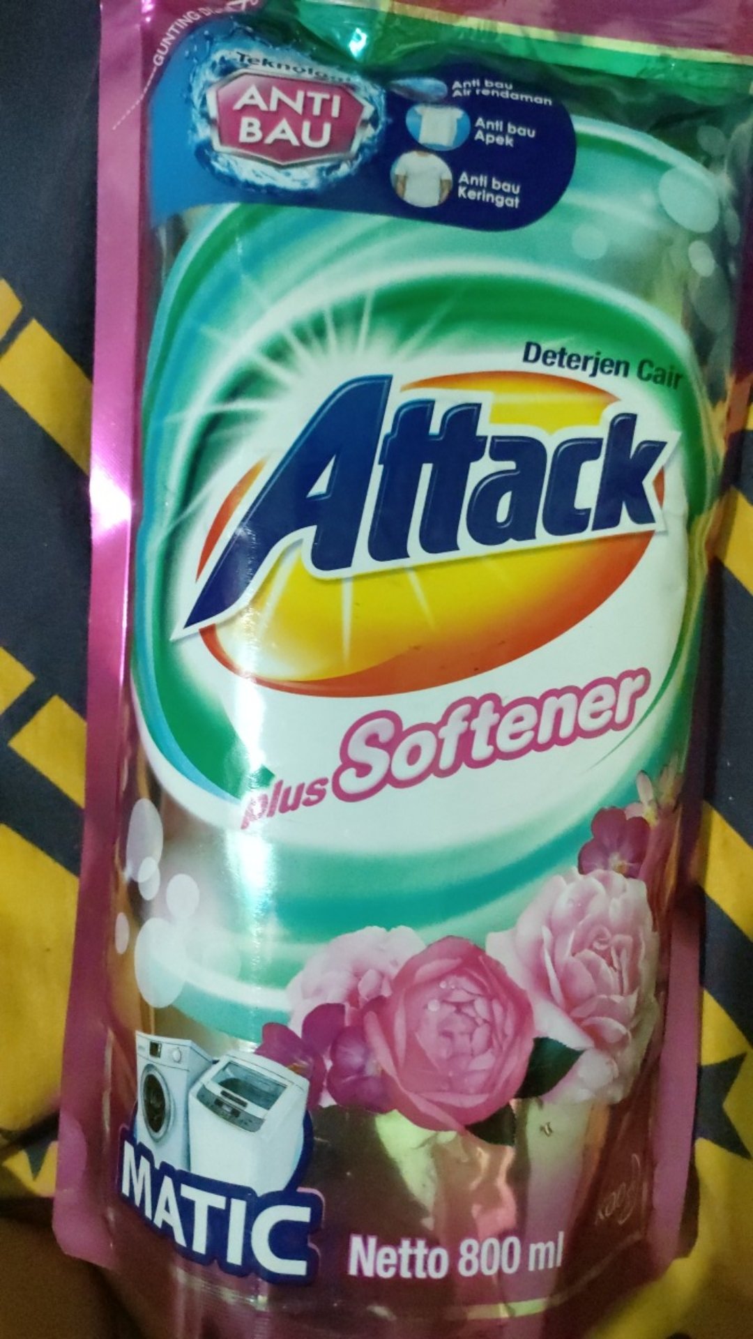 Attack Deterjen Cair Matic 800 Ml