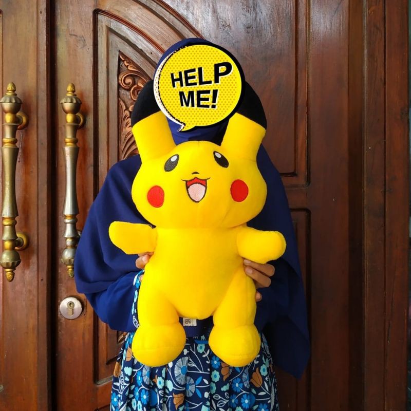 BONEKA PIKACHU 37 CM / BONEKA PIKACHU PIKACHU TERMURAH TERLARIS