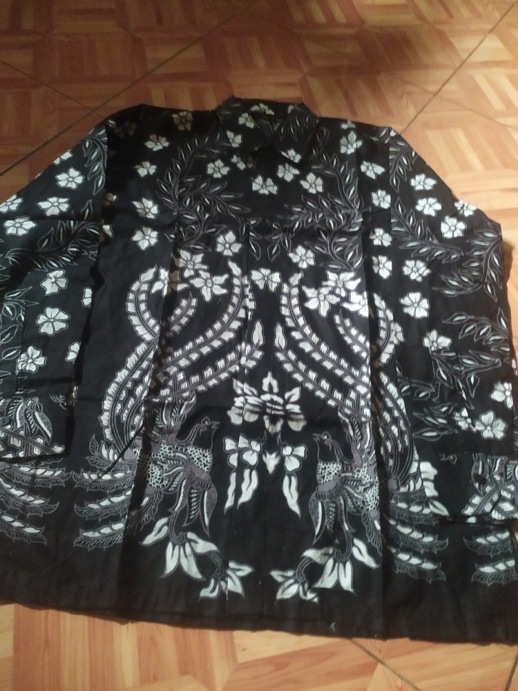 Atasan Kemeja Batik Pria Lengan Panjang Baju Batik Cowok Moderen Bahan Katun Batik Pekalongan