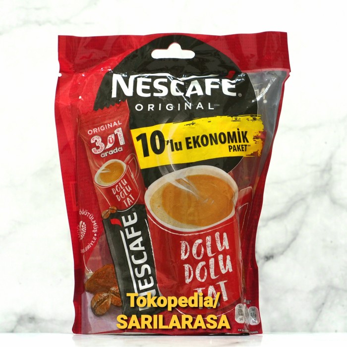 

Authentic Turkey!! Nescafe Blend and Brew ORIGINAL Arada Dolu Dolu Tat