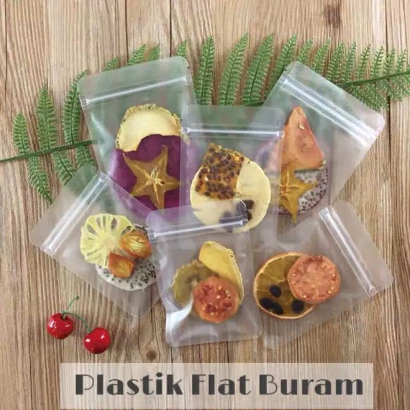 PLASTIK FLAT BURAM 8x12 50pcs PLASTIK KLIP FLAT BURAM