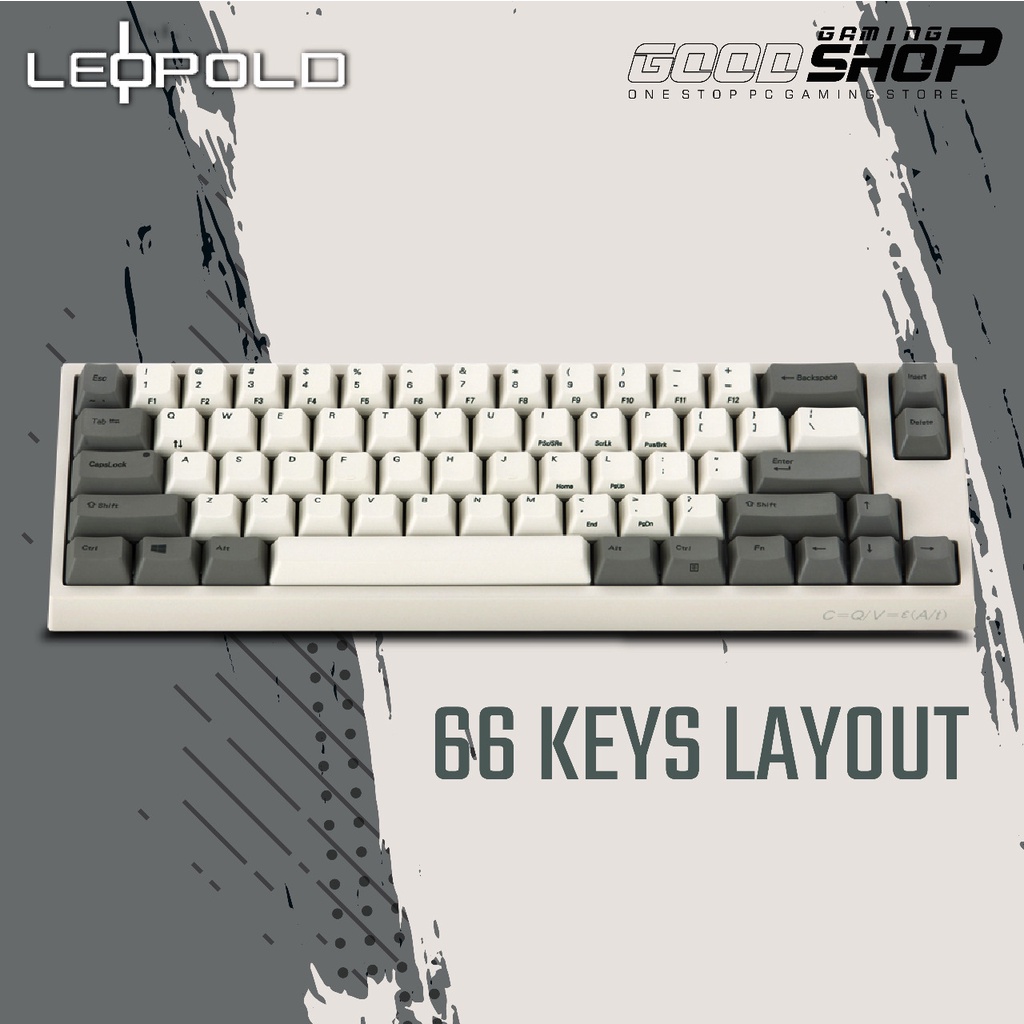 Leopold FC660C White Dye Sub PBT - Mechanical Gaming Keyboard