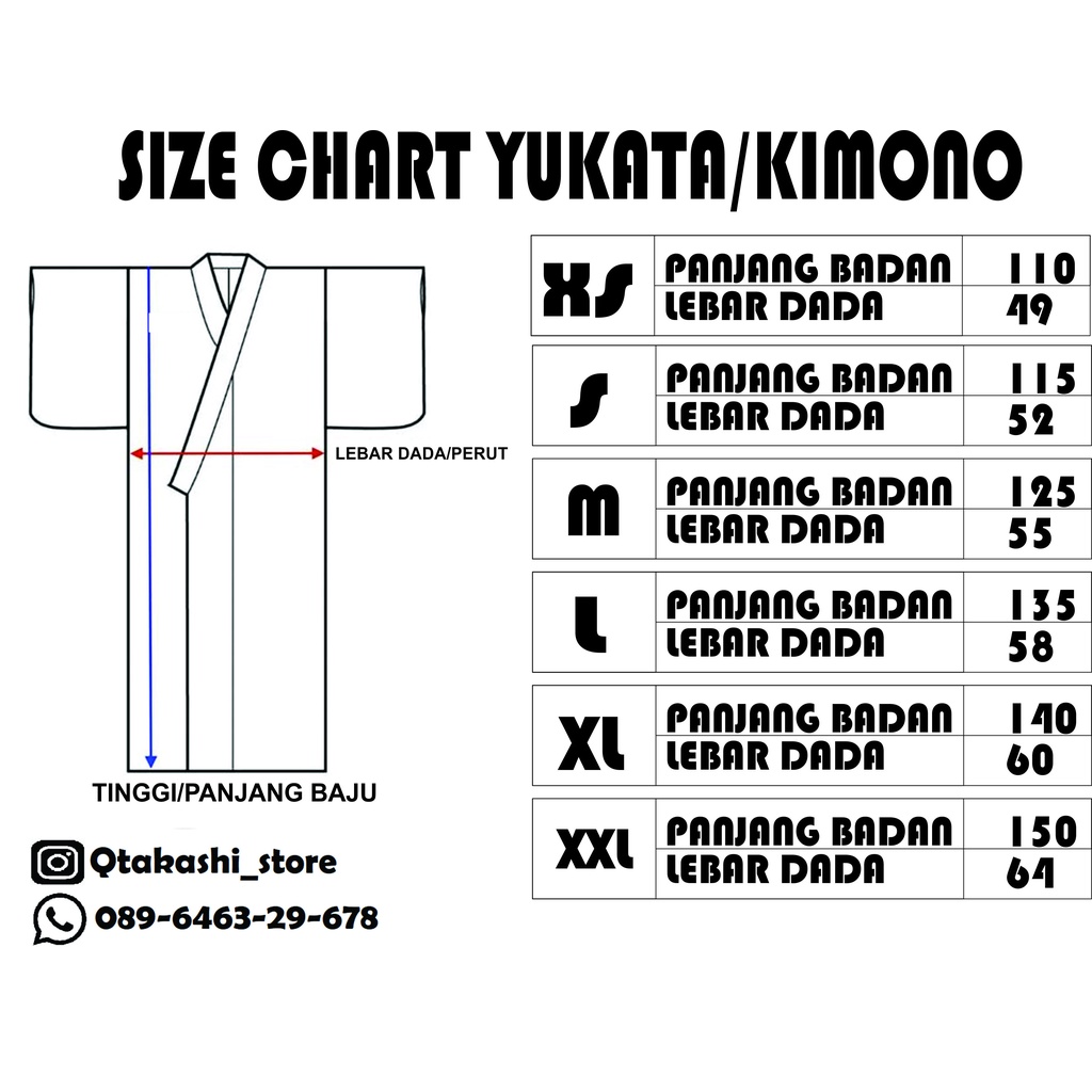 BAJU TRADISIONAL JEPANG YUKATA HAKAMA KIMONO PEREMPUAN JAPAN DRILL