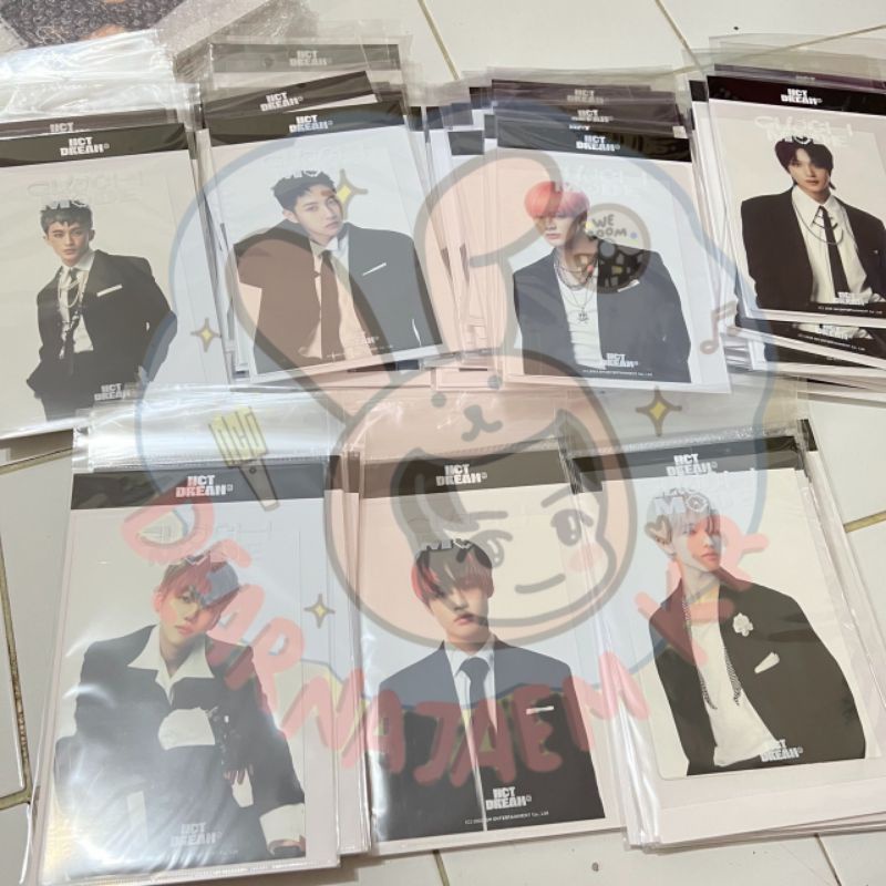 [ SALE ] MARK POSTCARD HOLOGRAM NCT DREAM GLITCH MODE PC PHOTOCARD SEALED