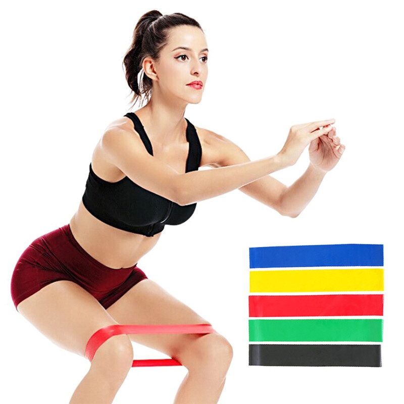 Hot Sale/Fitness Yoga Resistance Rubber Bands/Gelang Latihan Elastis Pilates/Natural Latex Workout Band/Set Latihan Kekuatan Tubuh Workout Band