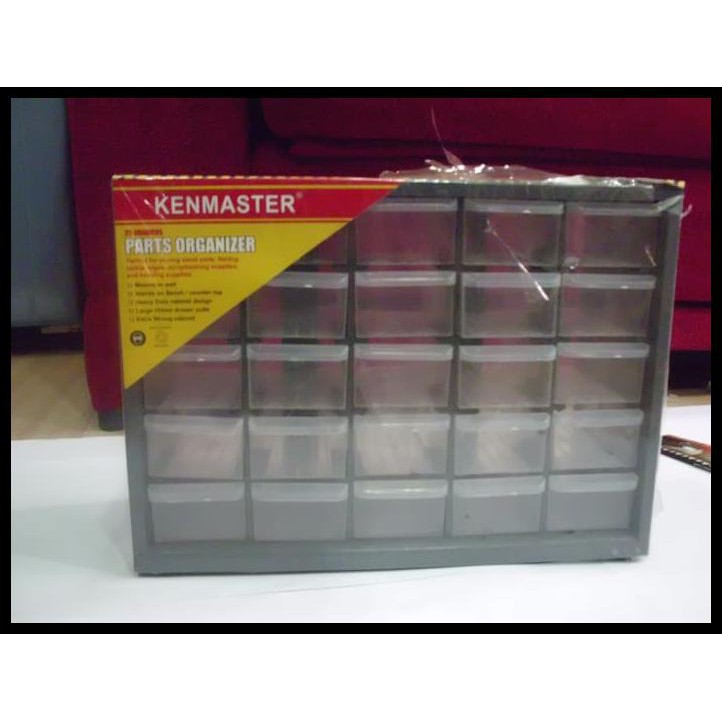 RAK KOMPONEN 25 SLOT / KOTAK SPARE PART / RAK SUSUN KENMASTER