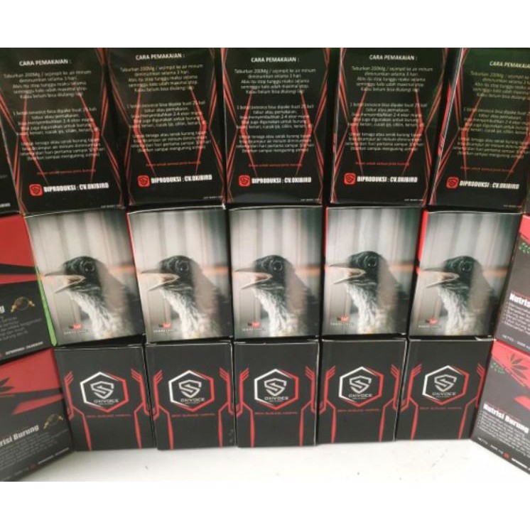 OBAT ANTI SERAK BURUNG KACER MURAI ANIS MERAH LOVEBIRD DLL anti bakteri Oxi Voice Oxivoice SUPLEMEN]-1