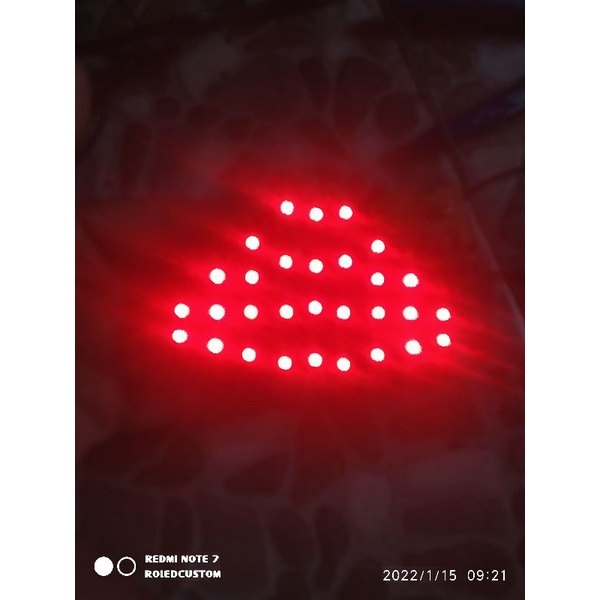stoplamp led running beat fi esp/beat street 10 mode  #garansi 1 tahun led mati
