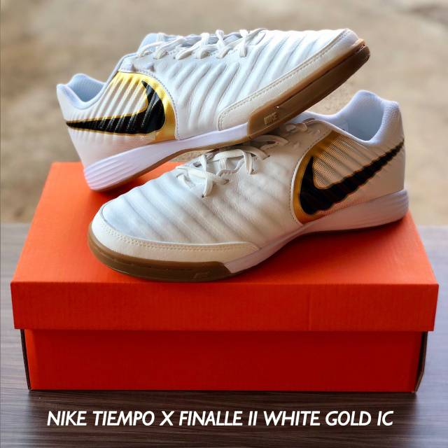 Nike Tiempo X Finalle II White Gold IC