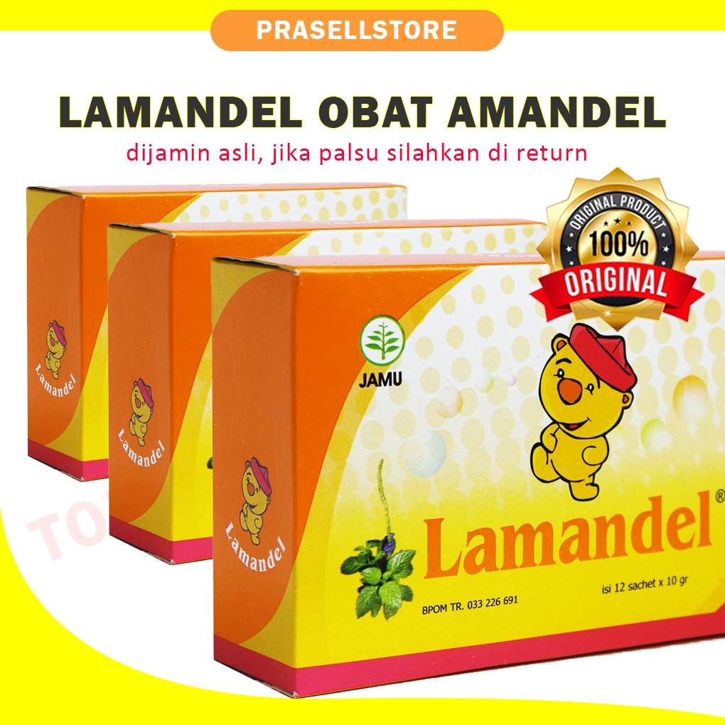 Lamandel Obat Amandel Kemasan Kotak 100% Original