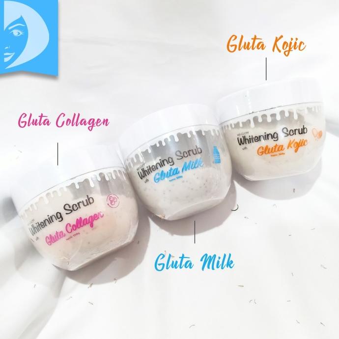 JUAL Ms Glow Whitening Body Scrub Lulur Scrub Pemutih Badan MsGlow
