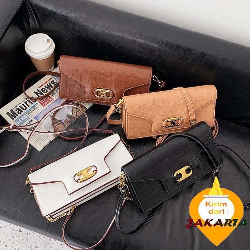 (2Pc Bisa 1Kg)GTBI998874281  New arrival  !!! Tas Selempang  Tas Wanita Import Premium Ready
