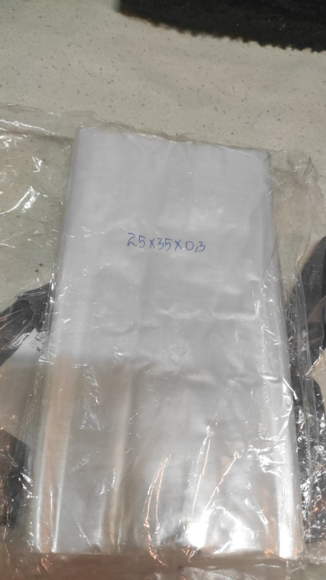 Kantong Laundry Pp Bening 25 X 35 X 03