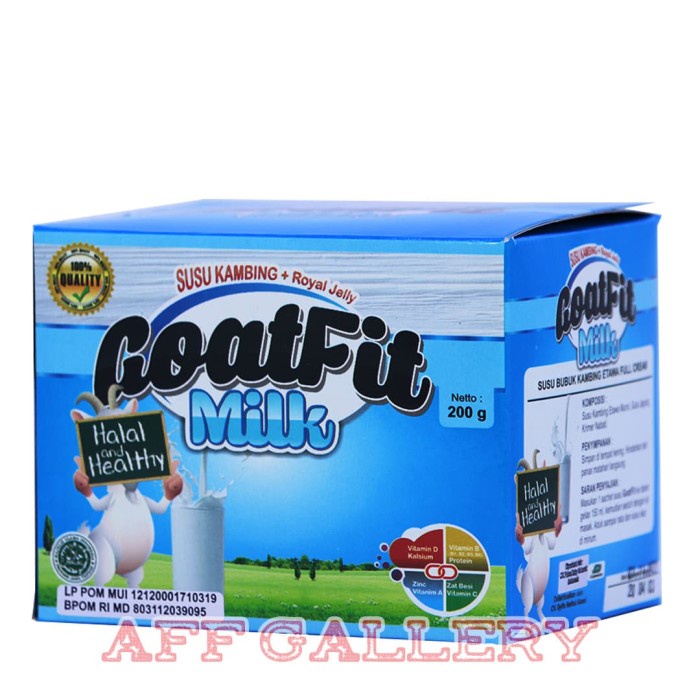 

Susu Kambing Etawa Goatfit Milk ORIGINAL 10 SACHET / Goat Fit