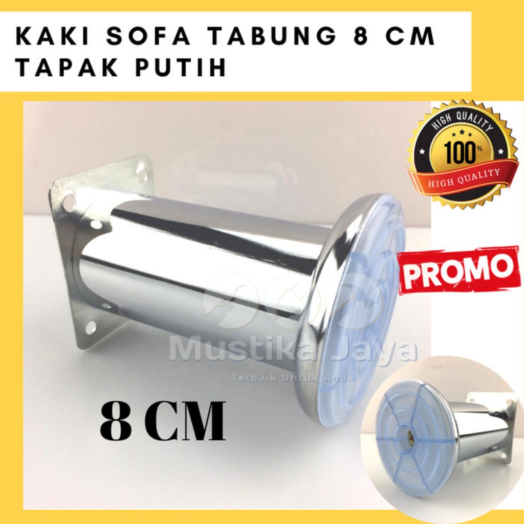 Kaki Tabung Sofa 8 CM STabil Murah bukan Kaki Kotak Stabil