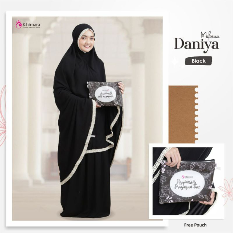Mukena DANIYA rayon magnolia by KHIMARA