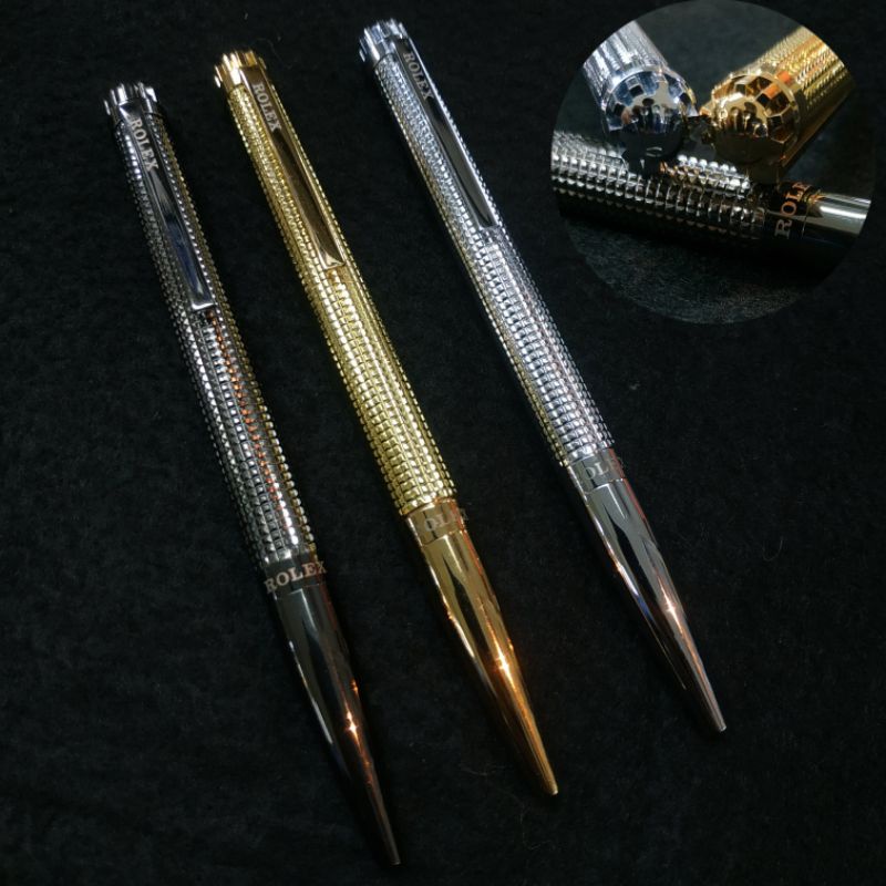 

Pulpen mewah rolex high polosh chrome limited