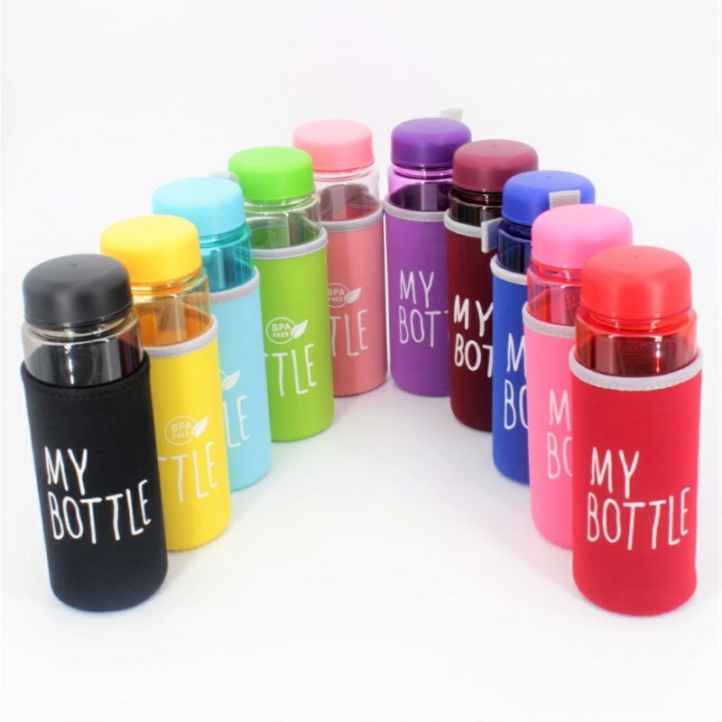 BOTOL MINUM MY BOTTLE 500ML FREE POUCH BUSA [SWEETSPACE]