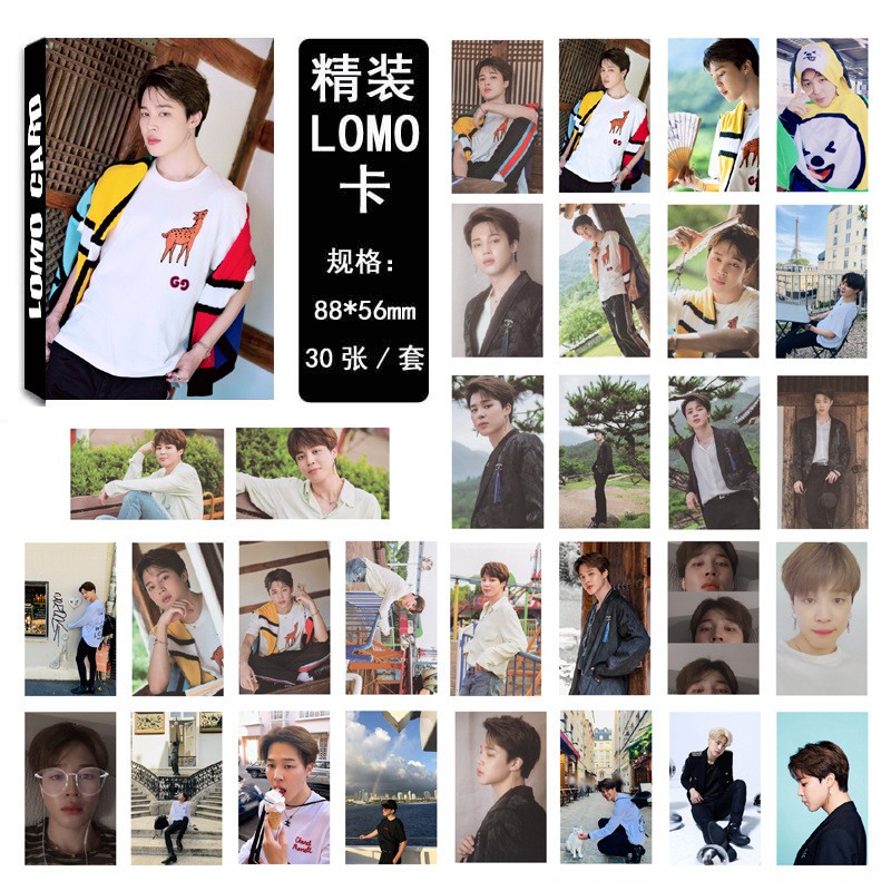 BLSM BTS kartu lomo card set 30 pcs love yourself summer bangtan boys kpop bt21