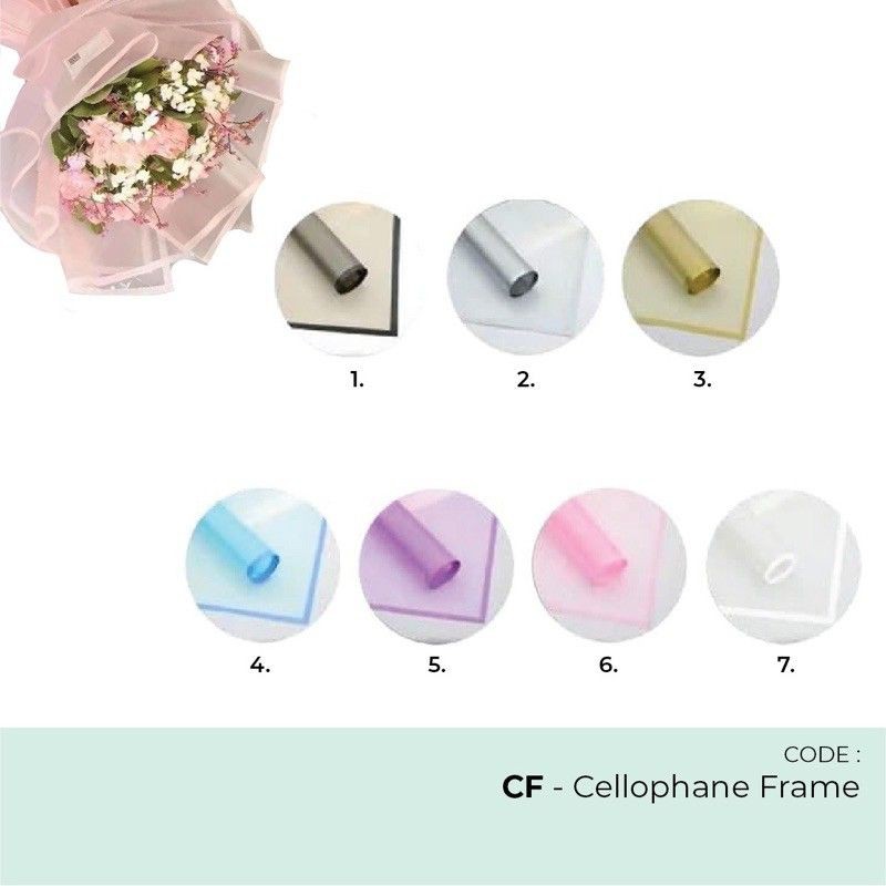

Flower Wrapping CF / Kertas Bunga Korea / Cellophane