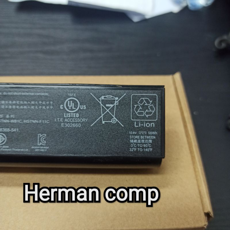 Original Baterai Laptop Hp HSTNN-UB2F, HSTNN-I90C, HSTNN-I91C, HSTNN-F08C, HSTNN-W81C, HSTNN-F11C