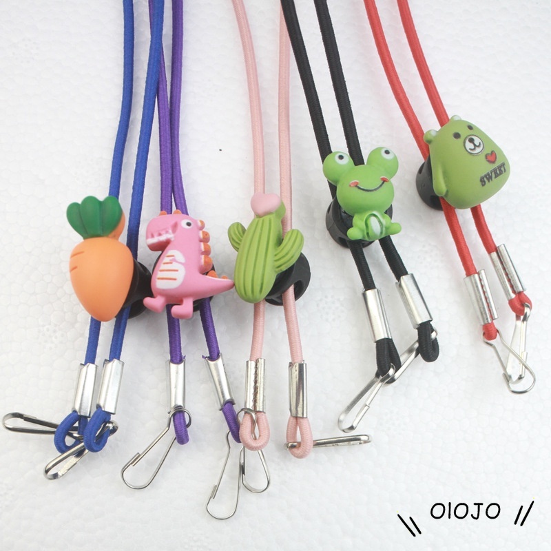Kartun Masker Wajah Lanyard Kacamata Tali Yang Dapat Disesuaikan Dengan Kabel Ekstensi Kait - ol