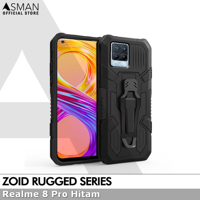 Asman Case Realme 8 Pro Zoid Ruged Armor Premium