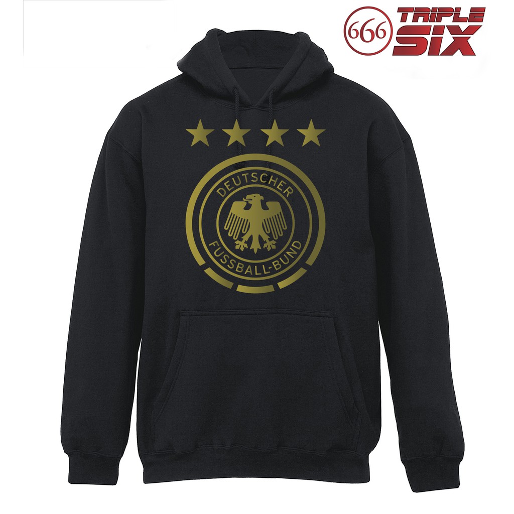 TRIPLESIX - Jaket Hoodie - GERMANY - BLACK