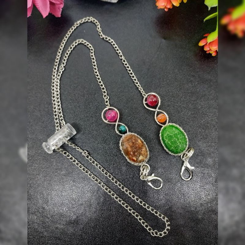 Strap masker 2in1 batu druzy