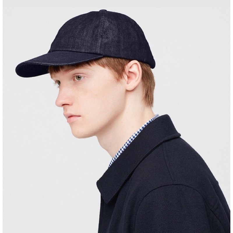 UNIQLO MEN TOPI DENIM UV PROTECTION - 431942