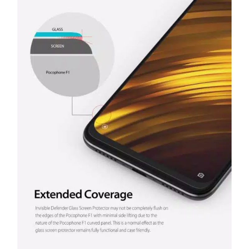 Tempered Glass Xiaomi Pocophone F1 Full Cover Protector Premium Quality