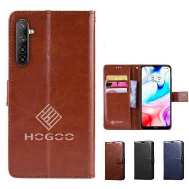 Flipcase kulit vivo Z1 pro Z5X . Y30 Y30i Y50 . Y91 Y93 Y95 flip case book cover sarung flipshell